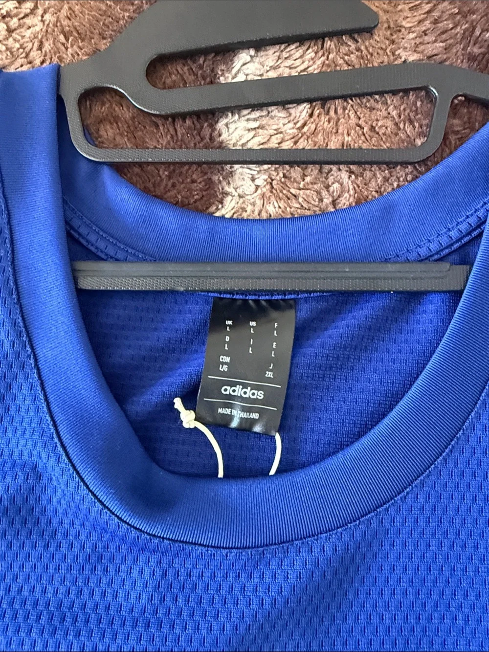 adidas Royal Blue Athletic Sleeveless Tank Top